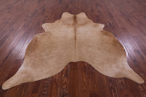 Light Brown Natural Cowhide Rug - X-Large 7' 6