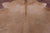 Light Brown Natural Cowhide Rug - X-Large 7' 6"H x 6' 3"W