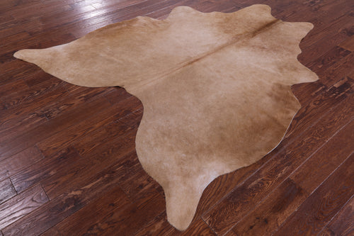 Light Brown Natural Cowhide Rug - X-Large 7' 6