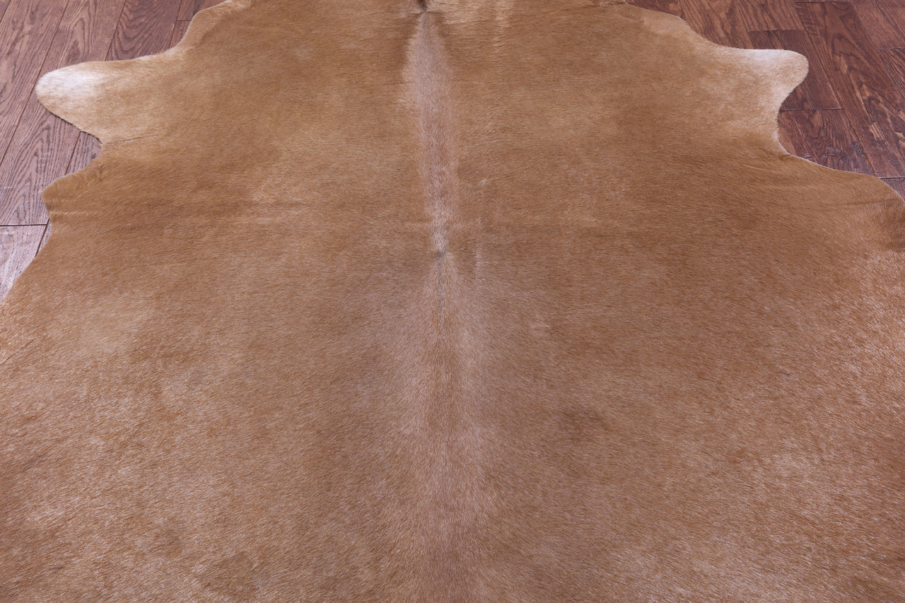 Brown Natural Cowhide Rug - X-Large 7' 4"H x 6' 0"W