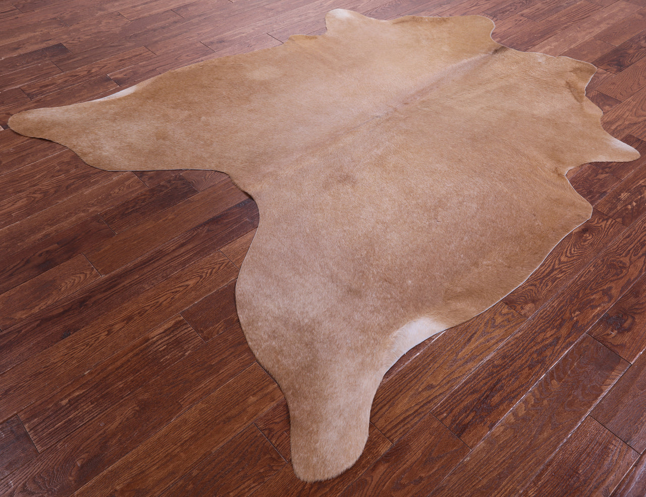 Brown Natural Cowhide Rug - X-Large 7' 4"H x 6' 0"W