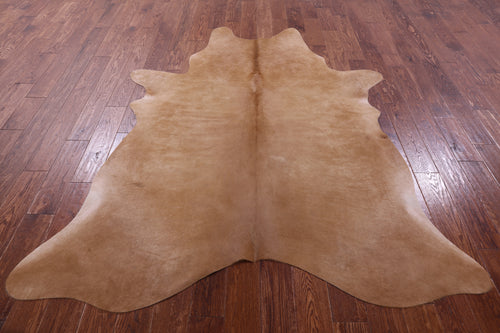 Light Brown Natural Cowhide Rug - X-Large 7' 3