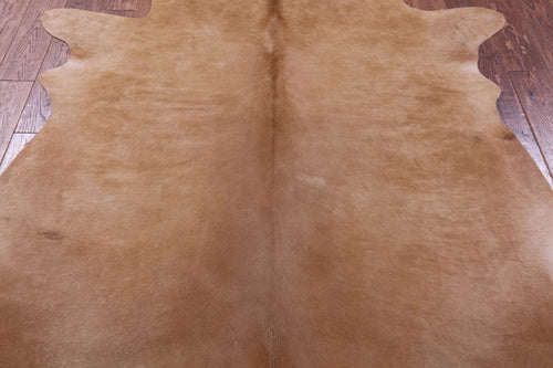 Light Brown Natural Cowhide Rug - X-Large 7' 3