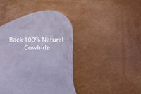 Thumbnail for Light Brown Natural Cowhide Rug - X-Large 7' 3