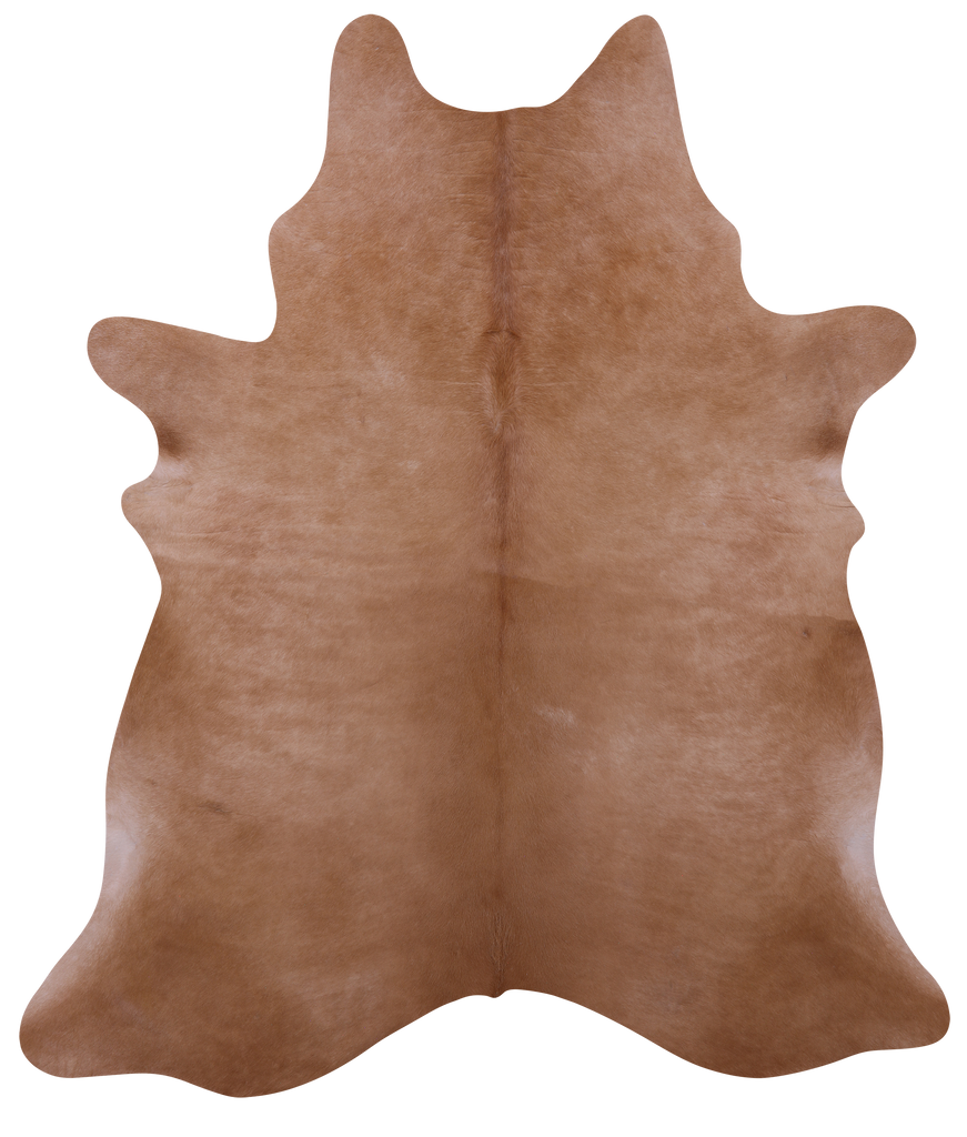 Light Brown Natural Cowhide Rug - X-Large 7' 3"H x 6' 0"W