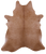 Light Brown Natural Cowhide Rug - X-Large 7' 3"H x 6' 0"W