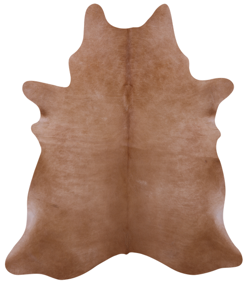 Light Brown Natural Cowhide Rug - X-Large 7' 3