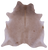 Beige Natural Cowhide Rug - Large 6' 9"H x 6' 6"W
