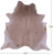 Beige Natural Cowhide Rug - Large 6' 9"H x 6' 6"W