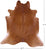 Brown Natural Cowhide Rug - X-Large 7' 1"H x 6' 7"W