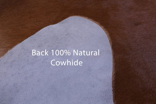 Brown Natural Cowhide Rug - X-Large 7' 1