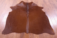 Thumbnail for Brown Natural Cowhide Rug - Medium 6' 1
