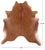 Brown Natural Cowhide Rug - Large 6' 10"H x 6' 0"W