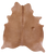 Light Brown Natural Cowhide Rug - X-Large 7' 0"H x 6' 0"W