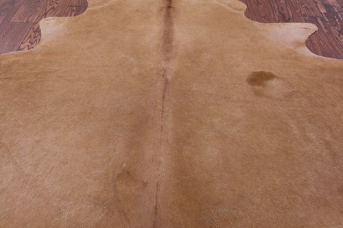 Light Brown Natural Cowhide Rug - X-Large 7' 0