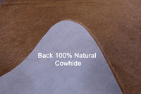 Thumbnail for Light Brown Natural Cowhide Rug - X-Large 7' 0