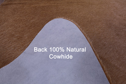 Light Brown Natural Cowhide Rug - X-Large 7' 0