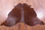 Brown Natural Cowhide Rug - Medium 6' 0"H x 6' 0"W