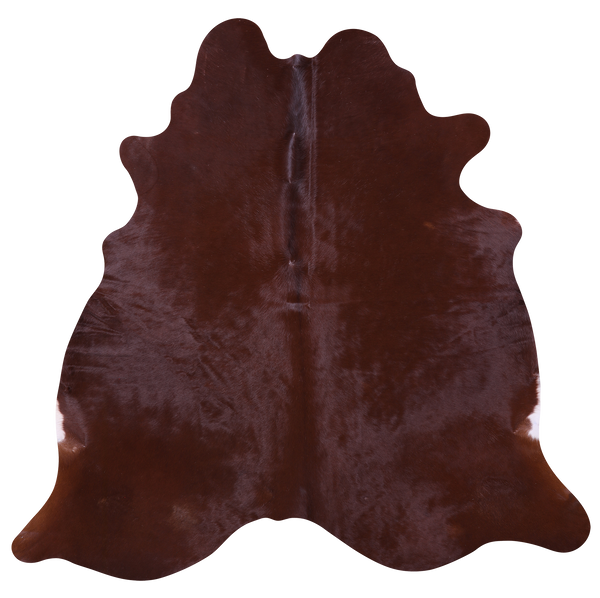 Brown Natural Cowhide Rug - Medium 6' 0"H x 6' 0"W