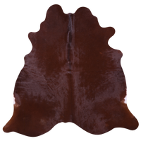 Thumbnail for Brown Natural Cowhide Rug - Medium 6' 0