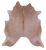 Light Brown Natural Cowhide Rug - X-Large 7' 0"H x 6' 5"W