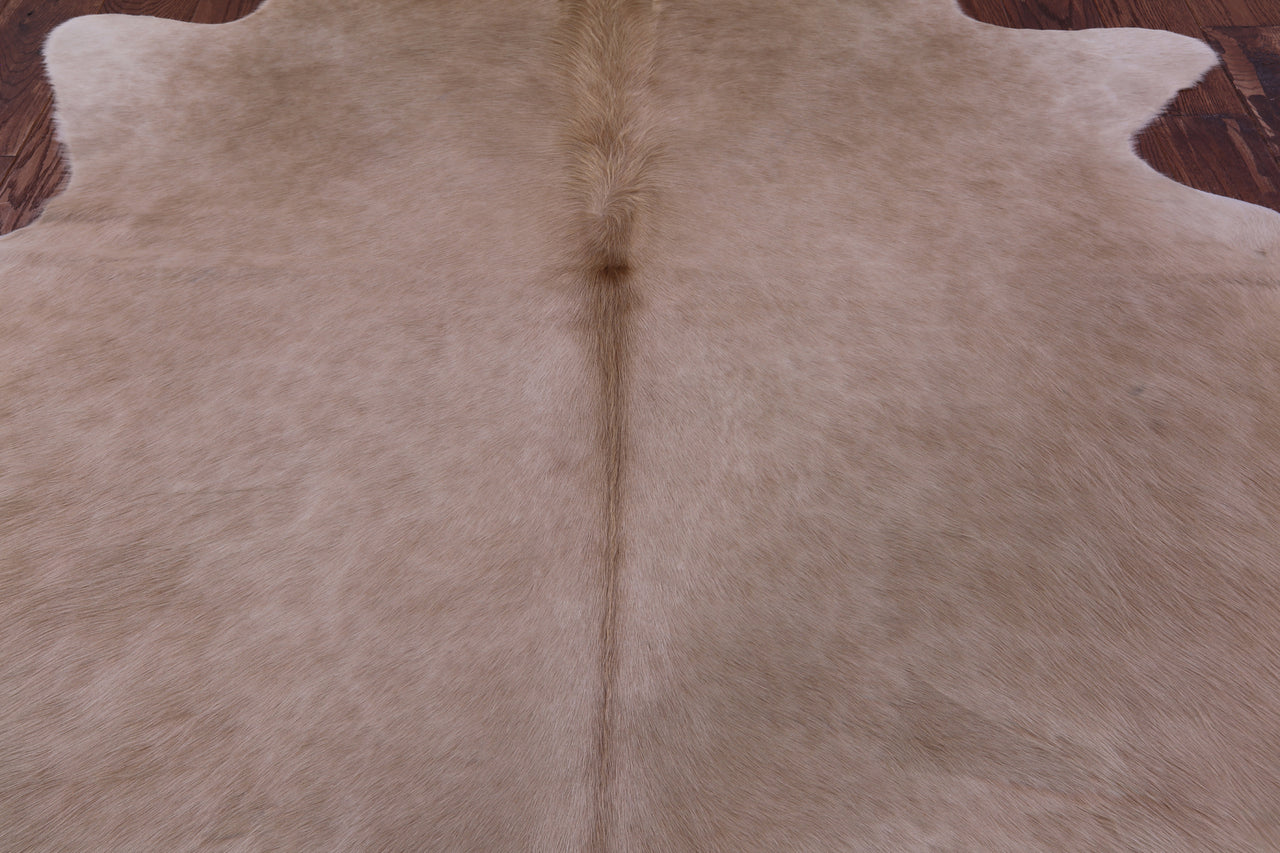 Light Brown Natural Cowhide Rug - X-Large 7' 0"H x 6' 5"W