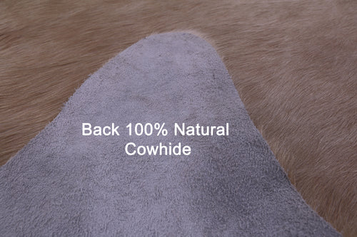 Light Brown Natural Cowhide Rug - X-Large 7' 0