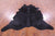 Black Natural Cowhide Rug - X-Large 7' 4"H x 6' 6"W