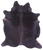 Black Natural Cowhide Rug - Large 6' 8"H x 5' 8"W