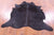 Black Natural Cowhide Rug - Large 6' 8"H x 5' 8"W