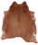 Brown Natural Cowhide Rug - Large 6' 8"H x 6' 0"W