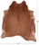 Brown Natural Cowhide Rug - Large 6' 8"H x 6' 0"W