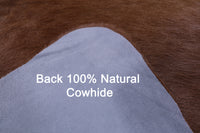 Thumbnail for Brown Natural Cowhide Rug - Large 6' 8