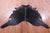 Black Natural Cowhide Rug - Large 6' 8"H x 6' 7"W