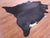 Black Natural Cowhide Rug - X-Large 7' 0"H x 6' 5"W