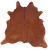 Brown Natural Cowhide Rug - Medium 6' 1"H x 6' 2"W