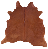 Thumbnail for Brown Natural Cowhide Rug - Medium 6' 1