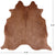 Brown Natural Cowhide Rug - Large 6' 8"H x 6' 8"W