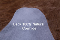 Thumbnail for Brown Natural Cowhide Rug - Large 6' 8