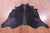 Black Natural Cowhide Rug - Large 6' 10"H x 6' 4"W