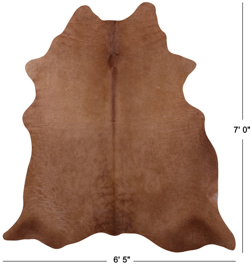 Brown Natural Cowhide Rug - X-Large 7' 0
