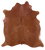 Brown Natural Cowhide Rug - Large 6' 10"H x 6' 1"W