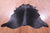 Black Natural Cowhide Rug - Large 6' 6"H x 6' 6"W