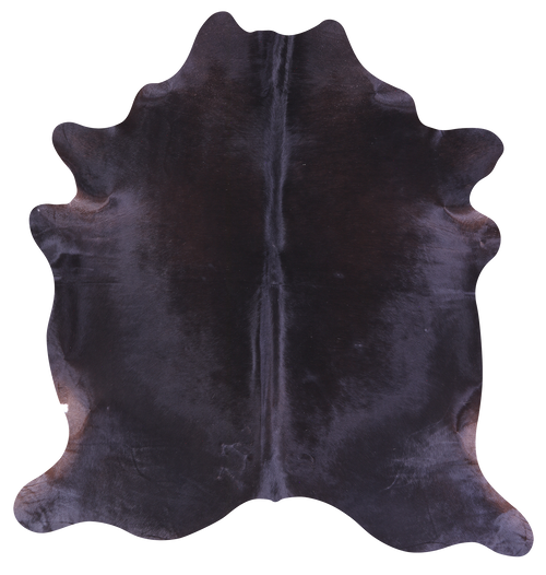 Black Natural Cowhide Rug - Large 6' 7