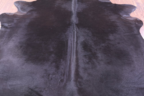 Black Natural Cowhide Rug - Large 6' 7
