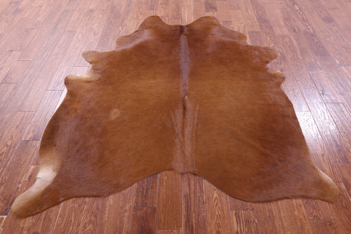 Brown Natural Cowhide Rug - Large 6' 9
