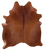 Brown Natural Cowhide Rug - Large 6' 9"H x 5' 9"W