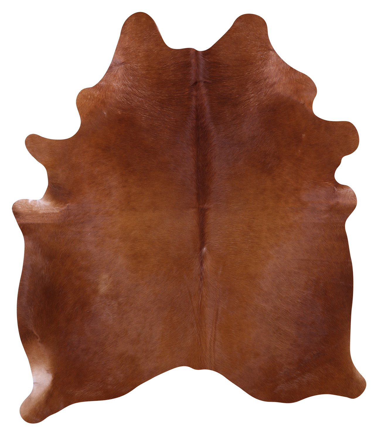 Brown Natural Cowhide Rug - Large 6' 9"H x 5' 9"W