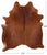 Brown Natural Cowhide Rug - Large 6' 9"H x 5' 9"W