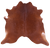 Brown Natural Cowhide Rug - Large 6' 5"H x 6' 10"W